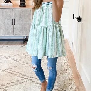 Shop Talulah Boutique Easel Daydream Babydoll Tunic size L NWOT